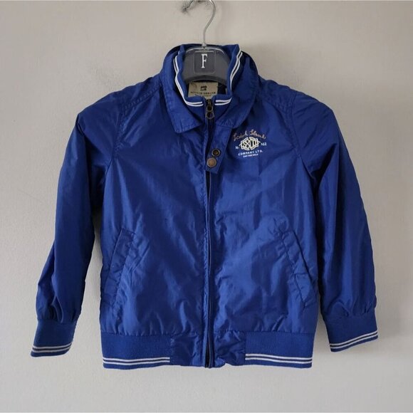 MAISON SCOTCH | Windbreaker jacket blue boys sz 6 - Picture 3 of 5